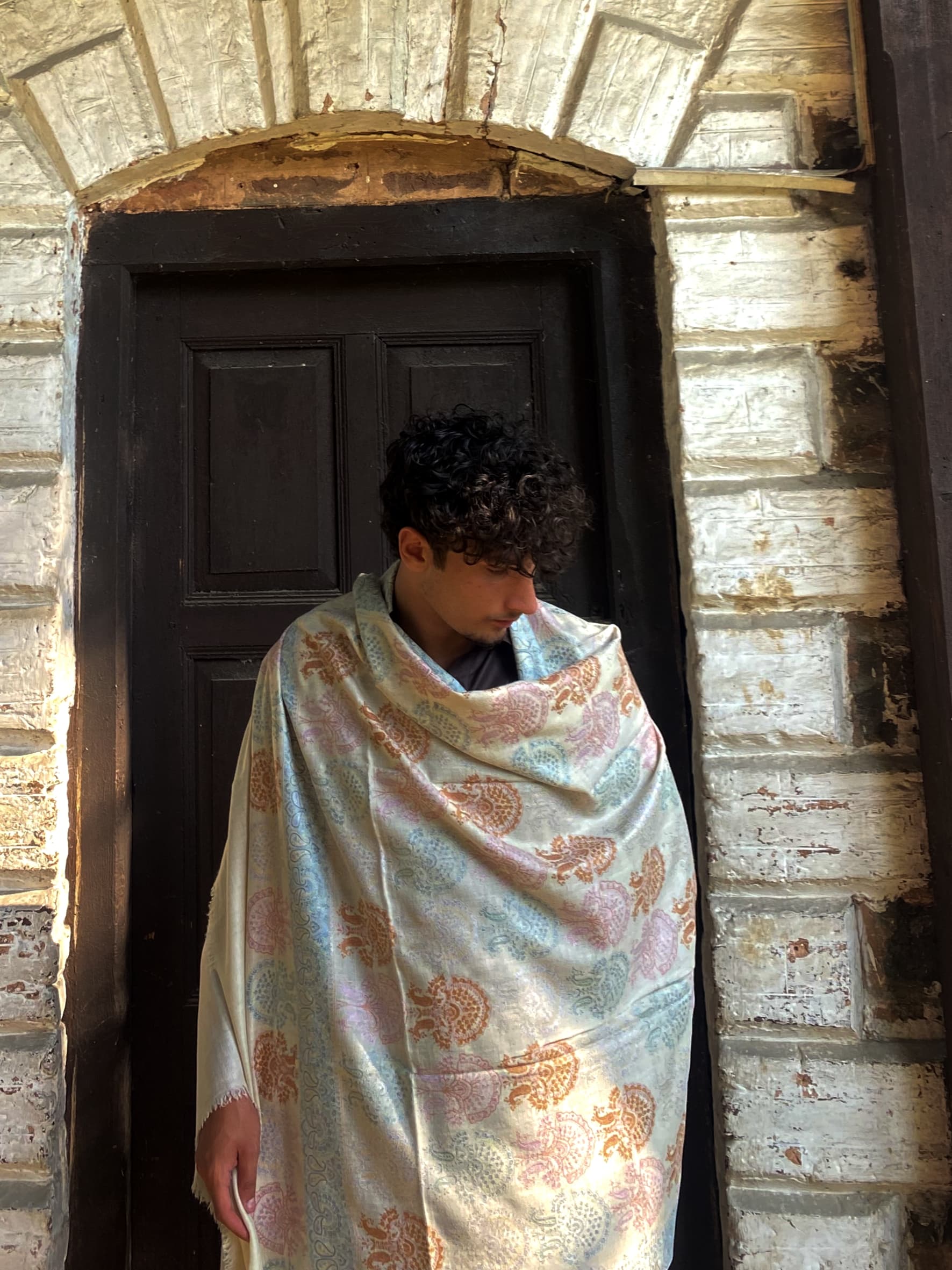 Featured Kashmiri shawl detail